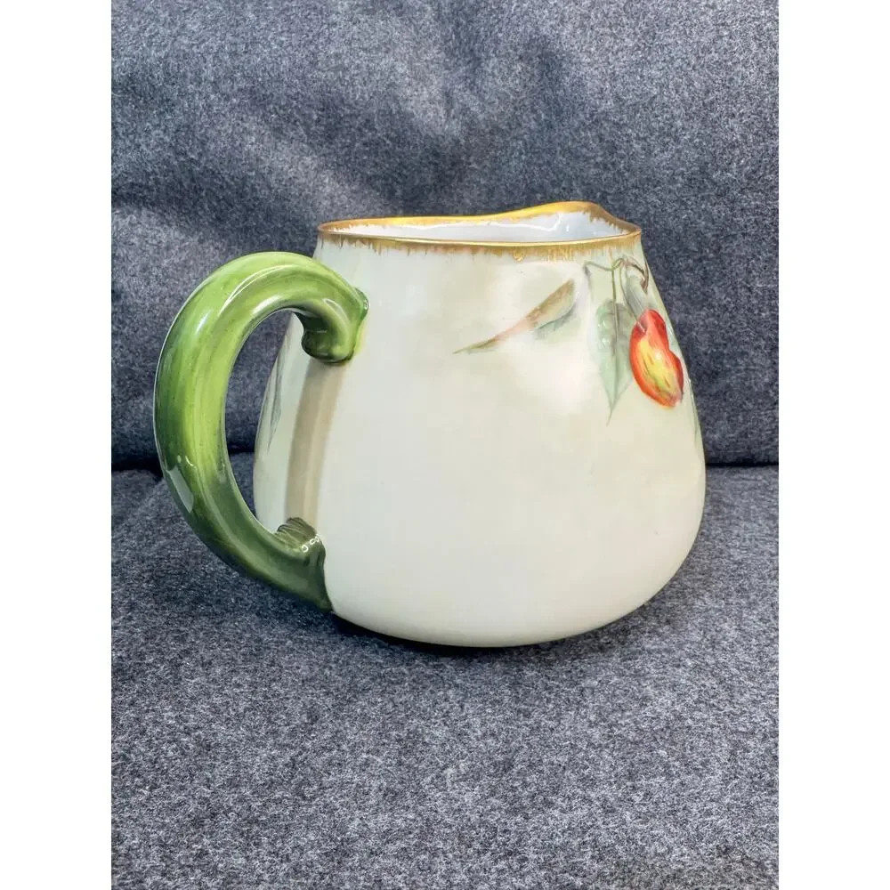 Antique Tressemanes & Vogt (T&V) Limoges France Porcelain Cider Pitcher A.A.R